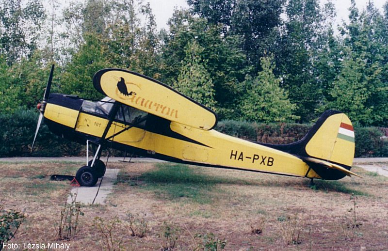 Kép a HA-PXB lajstromú gépről.