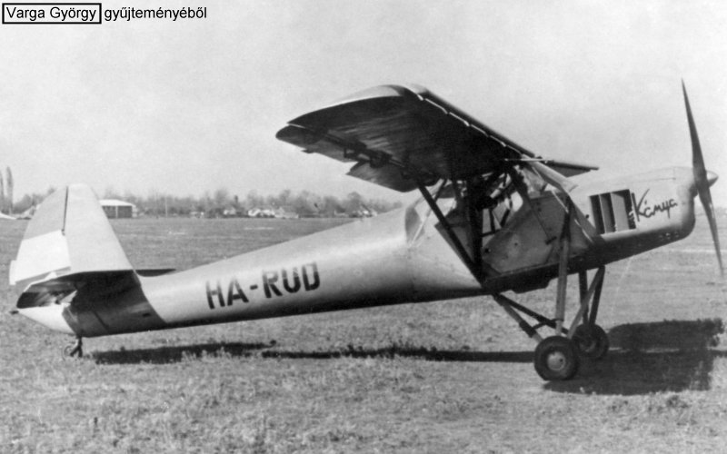 Kép a HA-RUD lajstromú gépről.