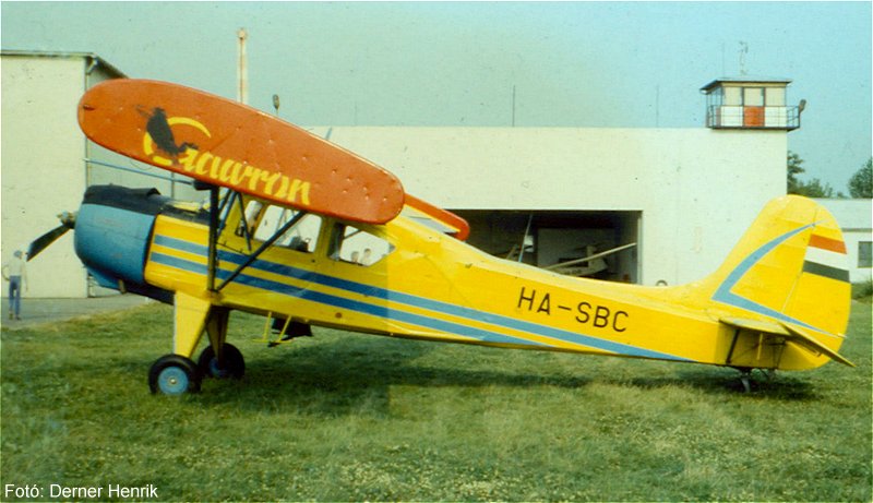 Kép a HA-SBC (2) lajstromú gépről.