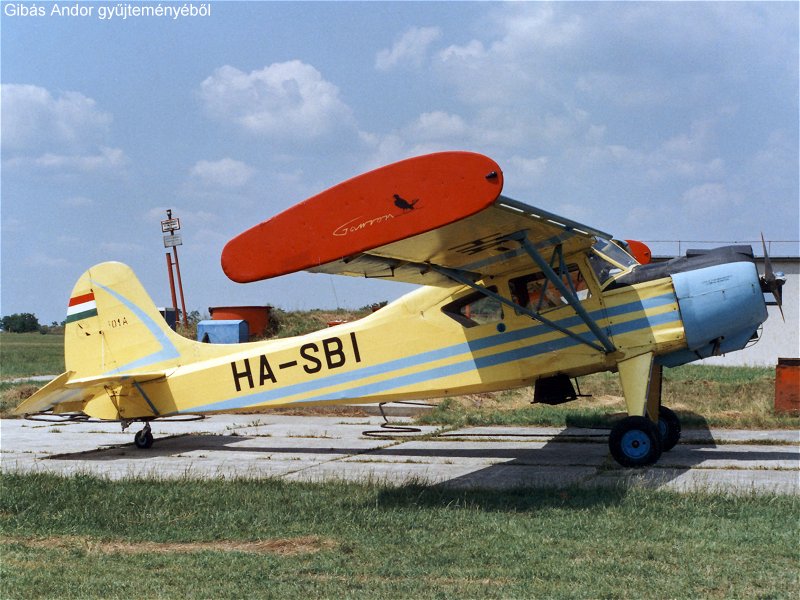 Kép a HA-SBI (2) lajstromú gépről.