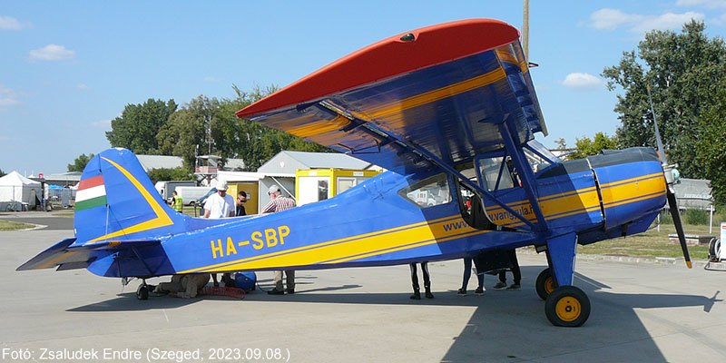 Kép a HA-SBP lajstromú gépről.