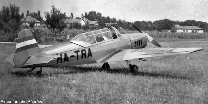 Kép a HA-TRA lajstromú gépről.
