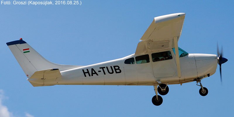 Kép a HA-TUB lajstromú gépről.