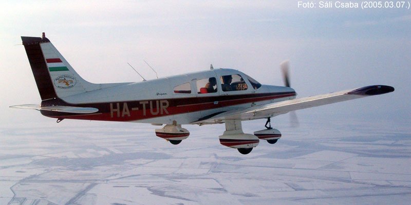 Kép a HA-TUR lajstromú gépről.