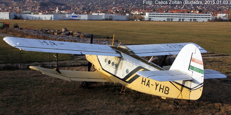 Kép a HA-YHB lajstromú gépről.