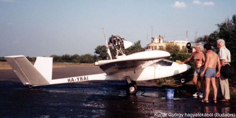 Kép a HA-YRAI lajstromú gépről.