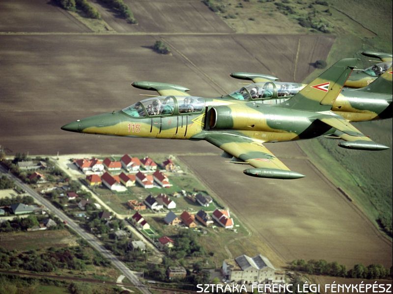 Kép a Aero L-39 Albatros típusú, 115 oldalszámú gépről.