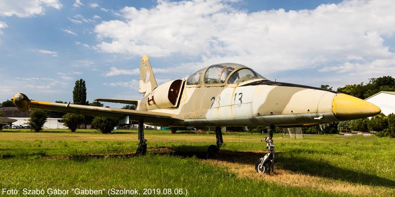 Kép a Aero L-39 Albatros típusú, jelzés nélkül oldalszámú gépről.