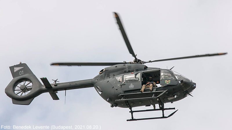 Kép a Airbus Helicopters H145 típusú, 01 oldalszámú gépről.