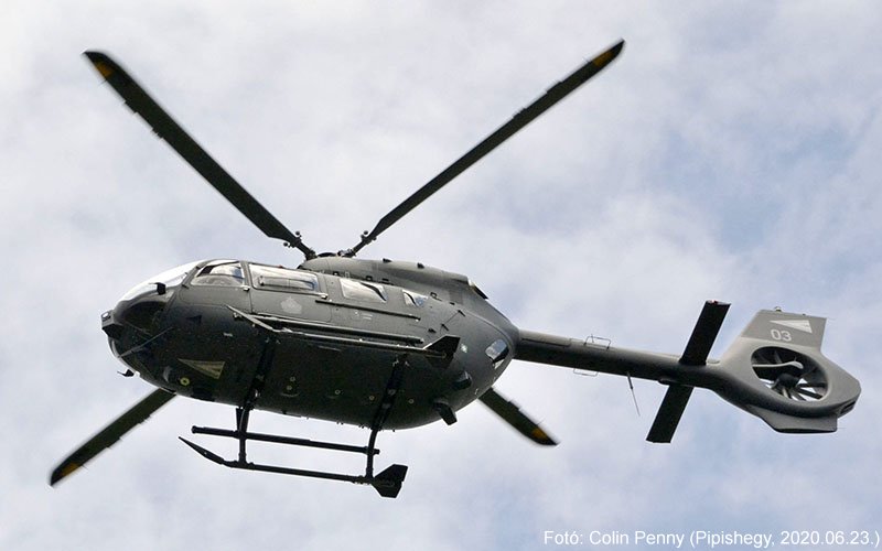 Kép a Airbus Helicopters H145 típusú, 03 oldalszámú gépről.
