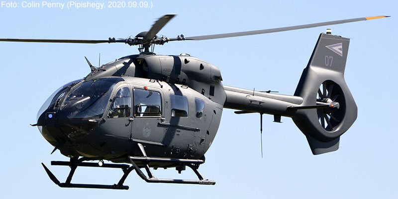Kép a Airbus Helicopters H145 típusú, 07 oldalszámú gépről.