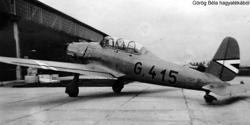 Kép a Arado Ar 96 típusú, G.415 oldalszámú gépről.