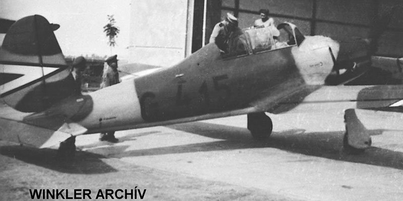 Kép a Arado Ar 96 típusú, G.415 oldalszámú gépről.