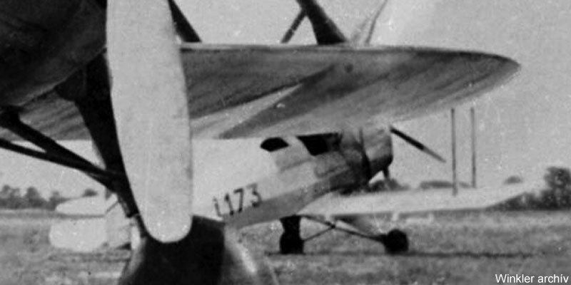 Kép a Bücker Bü 131 típusú, I.173 oldalszámú gépről.