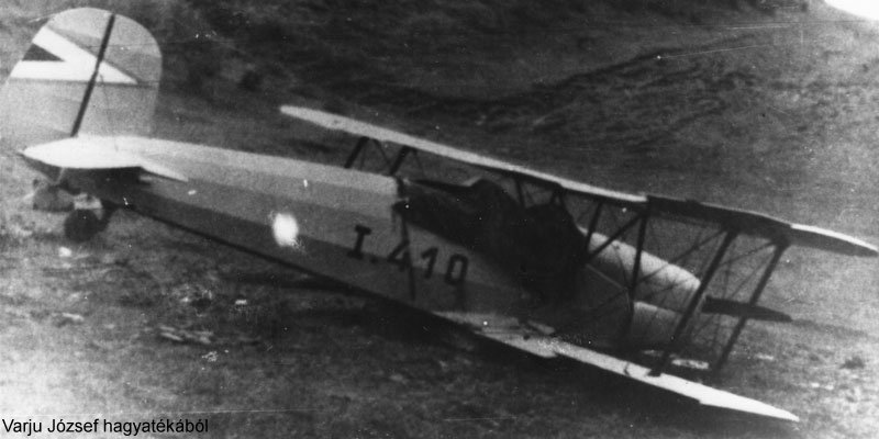 Kép a Bücker Bü 131 típusú, I.410 oldalszámú gépről.