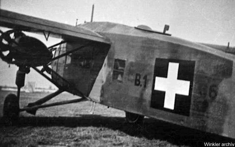 Kép a Caproni Ca.101 típusú, B.106 oldalszámú gépről.