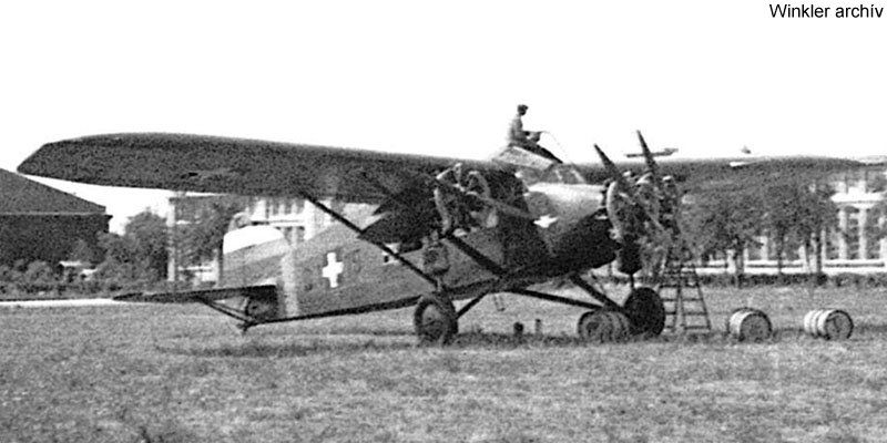 Kép a Caproni Ca.101 típusú, B.115 oldalszámú gépről.