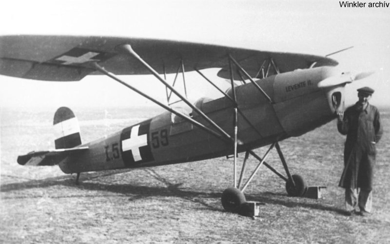 Kép a Fábián Levente típusú, I.559 oldalszámú gépről.