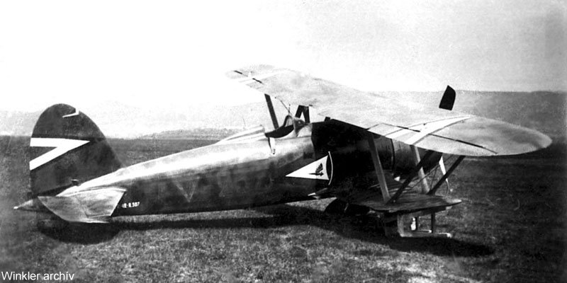 Kép a Fiat CR.42 típusú, V.237 oldalszámú gépről.