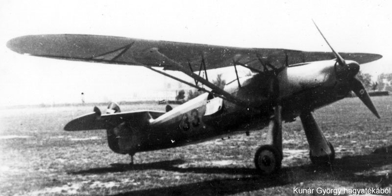 Kép a Focke-Wulf Fw 56 Stösser típusú, G.133 oldalszámú gépről.