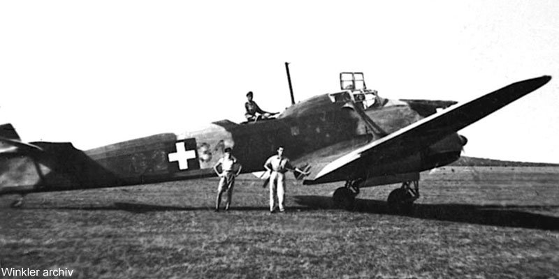 Kép a Focke-Wulf Fw 58 Weihe típusú, G.231 oldalszámú gépről.