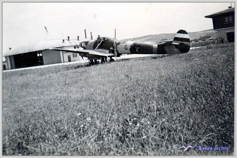 Kép a Focke-Wulf Fw 58 Weihe típusú, G.232 oldalszámú gépről.