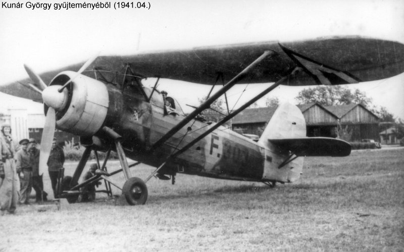 Kép a Heinkel He 46 típusú, F.303 oldalszámú gépről.
