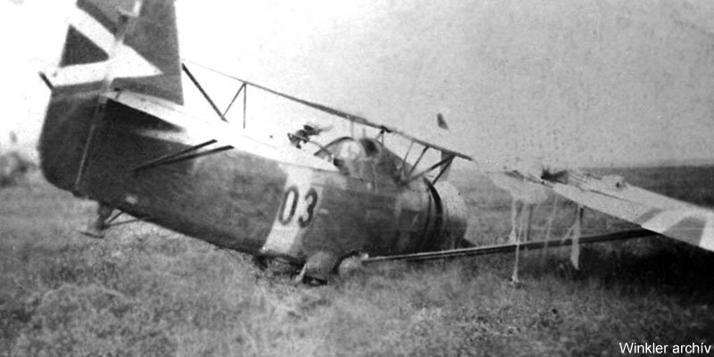 Kép a Heinkel He 46 típusú, F.303 oldalszámú gépről.