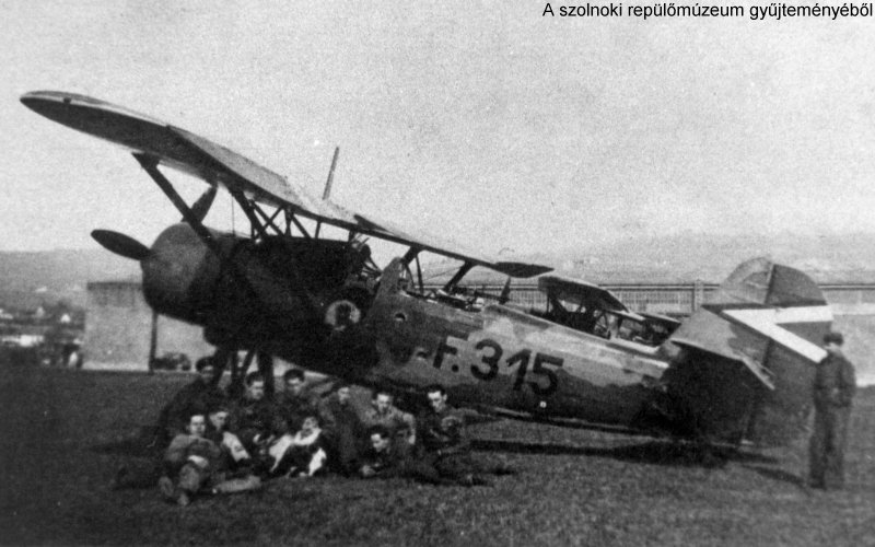 Kép a Heinkel He 46 típusú, F.315 oldalszámú gépről.