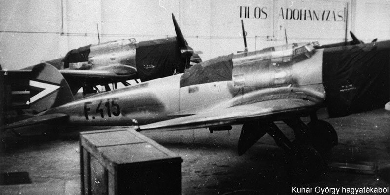 Kép a Heinkel He 70 típusú, F.415 oldalszámú gépről.