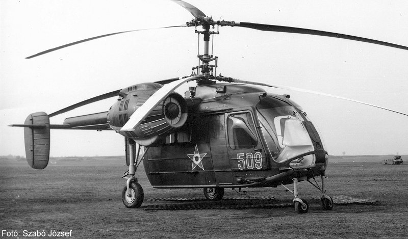 Kép a Kamov Ka-26 típusú, 509 oldalszámú gépről.