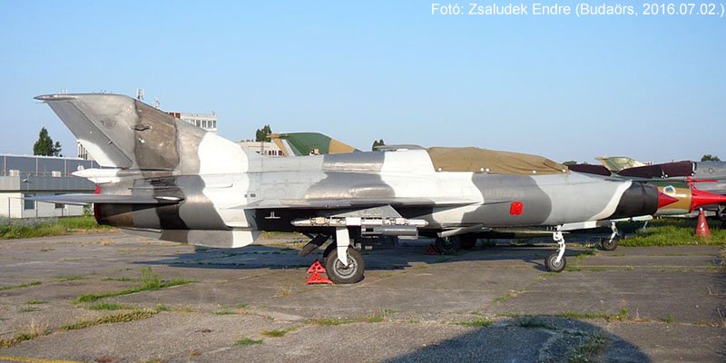 Kép a Mikojan-Gurjevics MiG-21 típusú, 086 oldalszámú gépről.