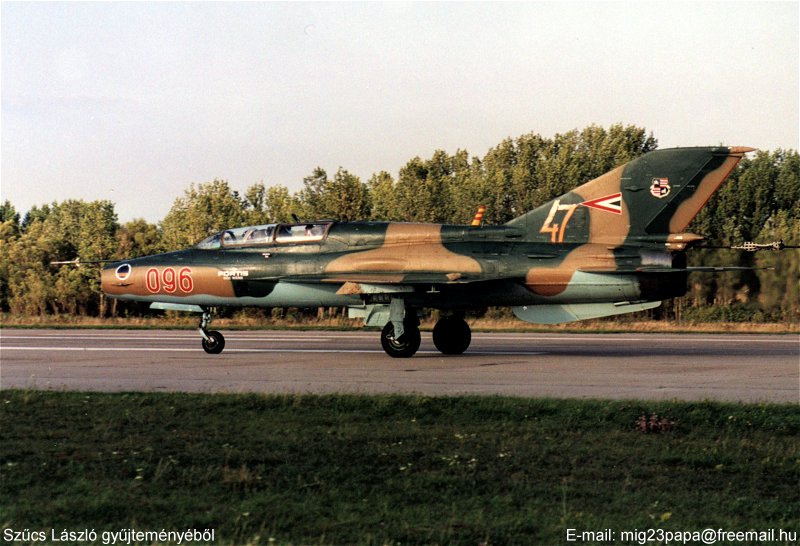 Kép a Mikojan-Gurjevics MiG-21 típusú, 096 oldalszámú gépről.