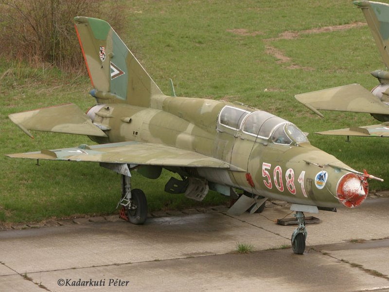 Kép a Mikojan-Gurjevics MiG-21 típusú, 5081 oldalszámú gépről.