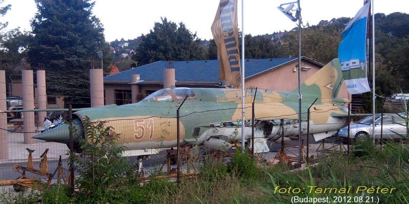 Kép a Mikojan-Gurjevics MiG-21 típusú, 51 oldalszámú gépről.