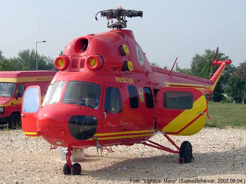 Kép a Mil Mi-2 típusú, 7809 oldalszámú gépről.