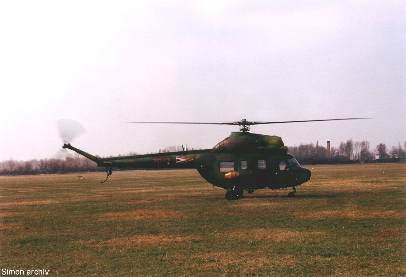 Kép a Mil Mi-2 típusú, 7812 oldalszámú gépről.