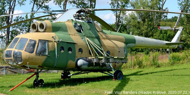 Kép a Mil Mi-8 típusú, 6207 oldalszámú gépről.