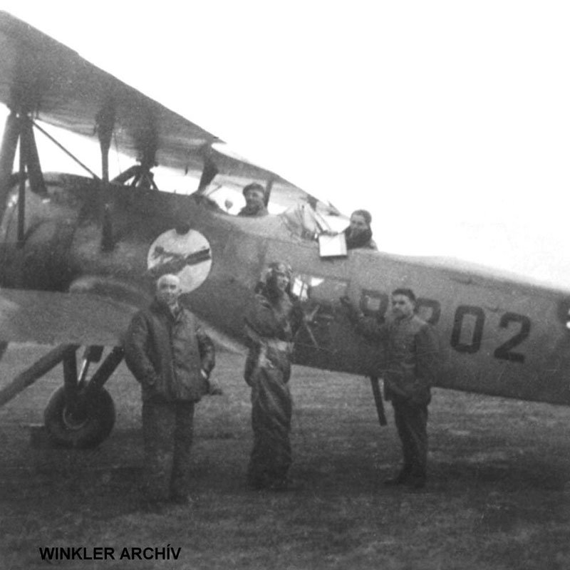 Kép a Weiss Manfréd W.M.16 Budapest típusú, B.202 oldalszámú gépről.