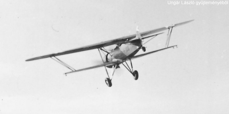 Kép a Weiss Manfréd W.M.16 Budapest típusú, F.155 oldalszámú gépről.