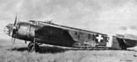 Kép a Caproni Ca.135 típusú, B.542 oldalszámú gépről.