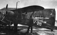 Kép a Fiat CR.42 típusú, V.219 oldalszámú gépről.