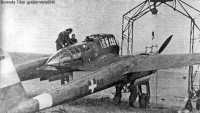 Kép a Focke-Wulf Fw 189 Bel Ami típusú, F.057 oldalszámú gépről.