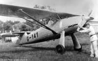 Kép a Focke-Wulf Fw 56 Stösser típusú, G.141 oldalszámú gépről.