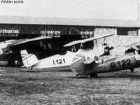 Kép a Heinkel HD 22 típusú, I.121 (1) oldalszámú gépről.