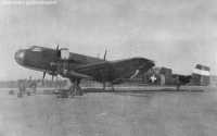 Kép a Junkers Ju 86 típusú, B.364 oldalszámú gépről.