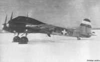 Kép a Messerschmitt Me 210 típusú, Z.001 oldalszámú gépről.