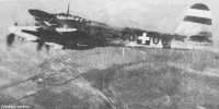 Kép a Messerschmitt Me 210 típusú, Z.008 oldalszámú gépről.