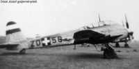 Kép a Messerschmitt Me 210 típusú, Z.058 oldalszámú gépről.