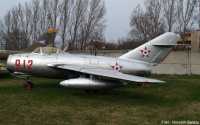 2. kép a Mikojan-Gurjevics MiG-15 típusú, 912 oldalszámú gépről.